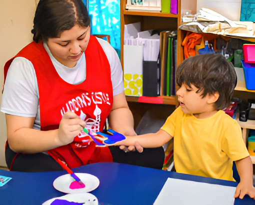 Children learning and playing at Aladdin's Castle Learning Center